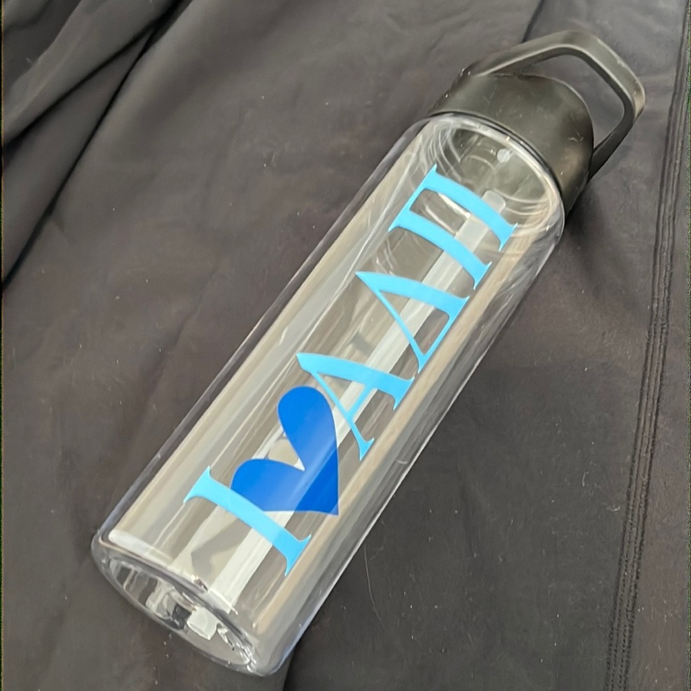 NWOT I love ADPi plastic water Bottle